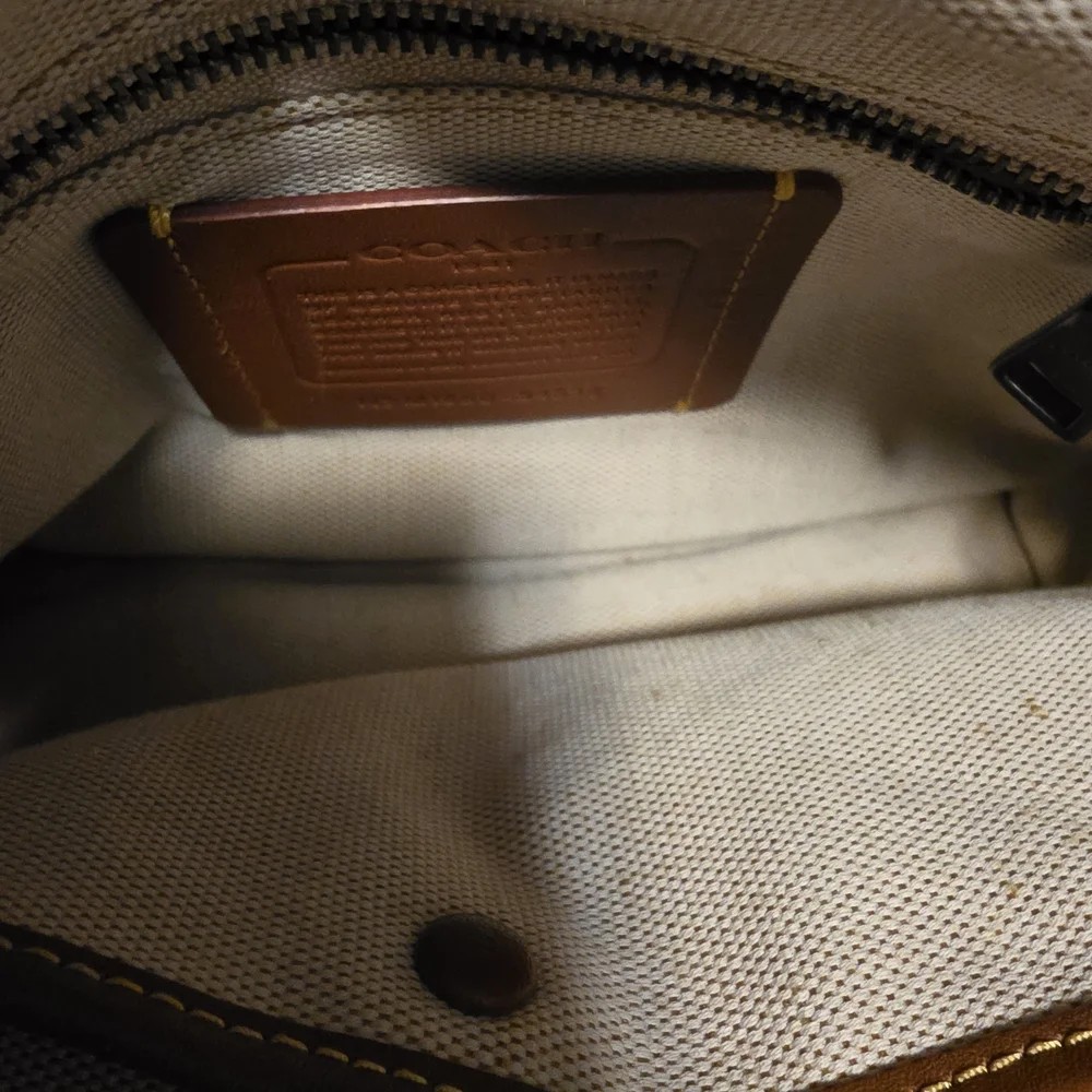 Coach Rouge 25 In Colorblock Tan - Picture 3 of 8